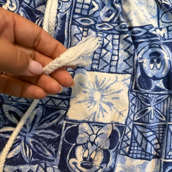 Disney Mickey Unlimited Jerry Leigh Shorts Size medium Pull On Tropical Beach - Picture 5 of 9